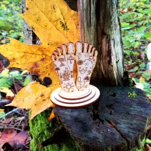 Chaitanya Mahaprabhu Lotus feet Statue