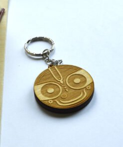 Jaganatha keychain tilaka engraved smiling face
