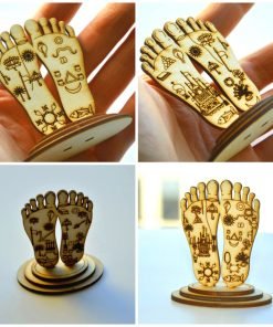 Lotus feet Statues Krishna Radha Nityananda Gaurana