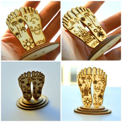 Lotus feet Statues Krishna Radha Nityananda Gaurana