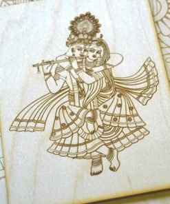 Radha and Krishna Postcard 2