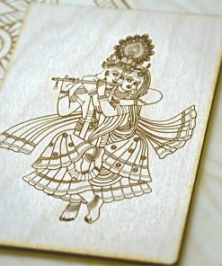 Radha and Krishna Postcard