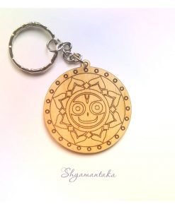 Jaganatha smiling engraved and lasercut Shyamantaka