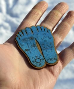 Lord Krishna Lotus Feet Blue Color 2