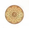 OM Coaster engraved from wood