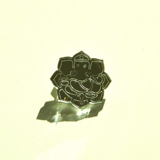 Ganesh Brooch Laser Cut Mirror Jewelry The Hindu God 1