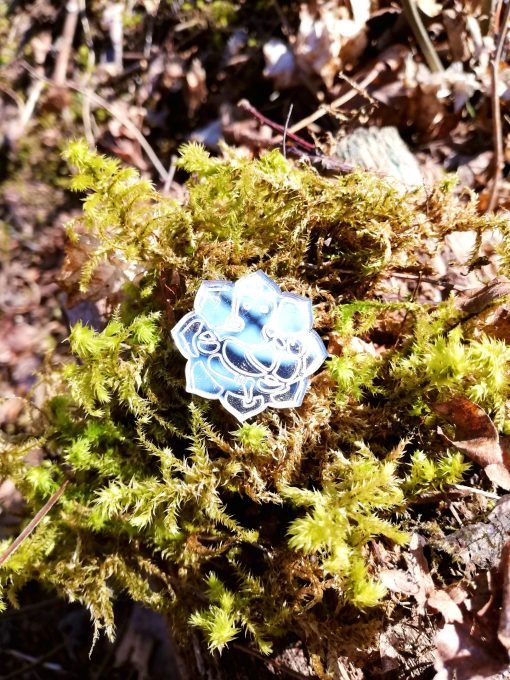 Ganesh Mirror Brooch 3