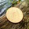 Om AUM wooden coaster laser cut and engraved 3