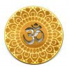 Om Coaster lasercut logo engraved ornament