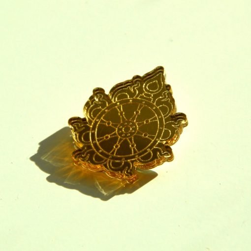 Sudarshana Chakra golden brooch 1