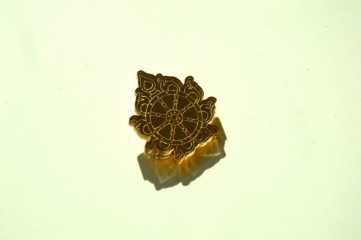 Sudarshana Chakra golden brooch 2