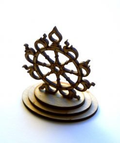 Sudarshana Chakra wooden statue 3