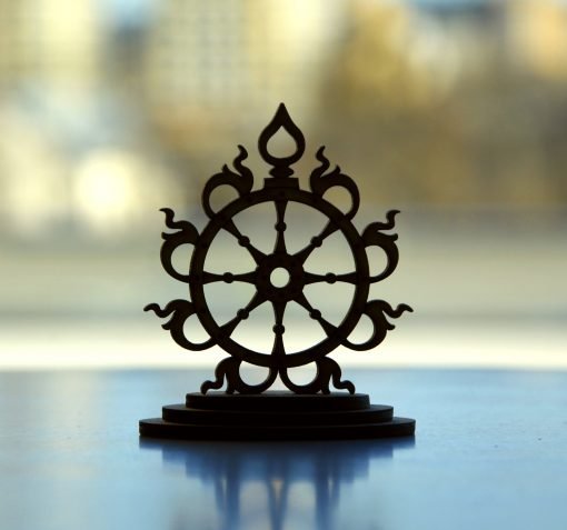 Sudarshana Chakra wooden statue 4