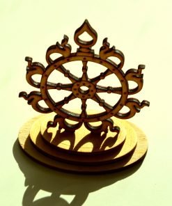 Sudarshana Chakra wooden statue 6