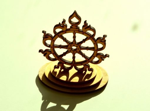 Sudarshana Chakra wooden statue 6
