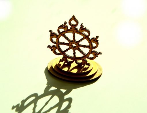 Sudarshana Chakra wooden statue 7