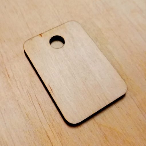 Wooden Number Tag With Custom text and Number - Laser Cut - Dressing Room 4