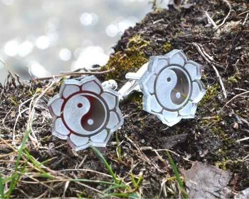 Yin Yang Cuff links